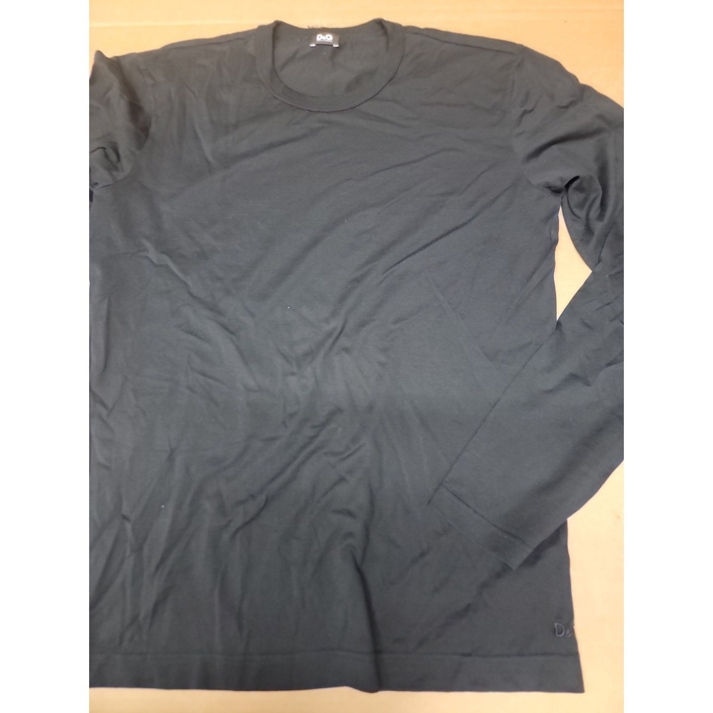 Dolce Gabbana D&G Mens Size 50/Large Fitted Long Sleeve T-Shirt Made In Italy!